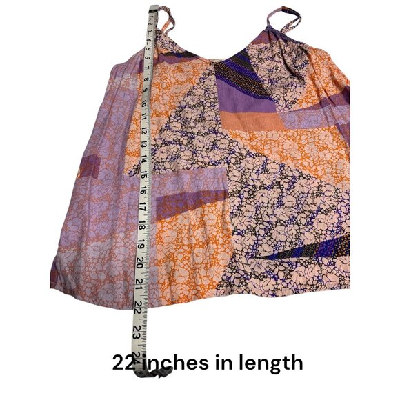 Lovestitch Womens Patchwork Print Cami Top S - Picture 8 of 8